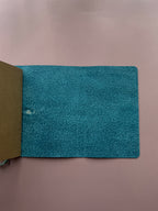Dark Blue | A6 Bifold Stingray Leather Journal