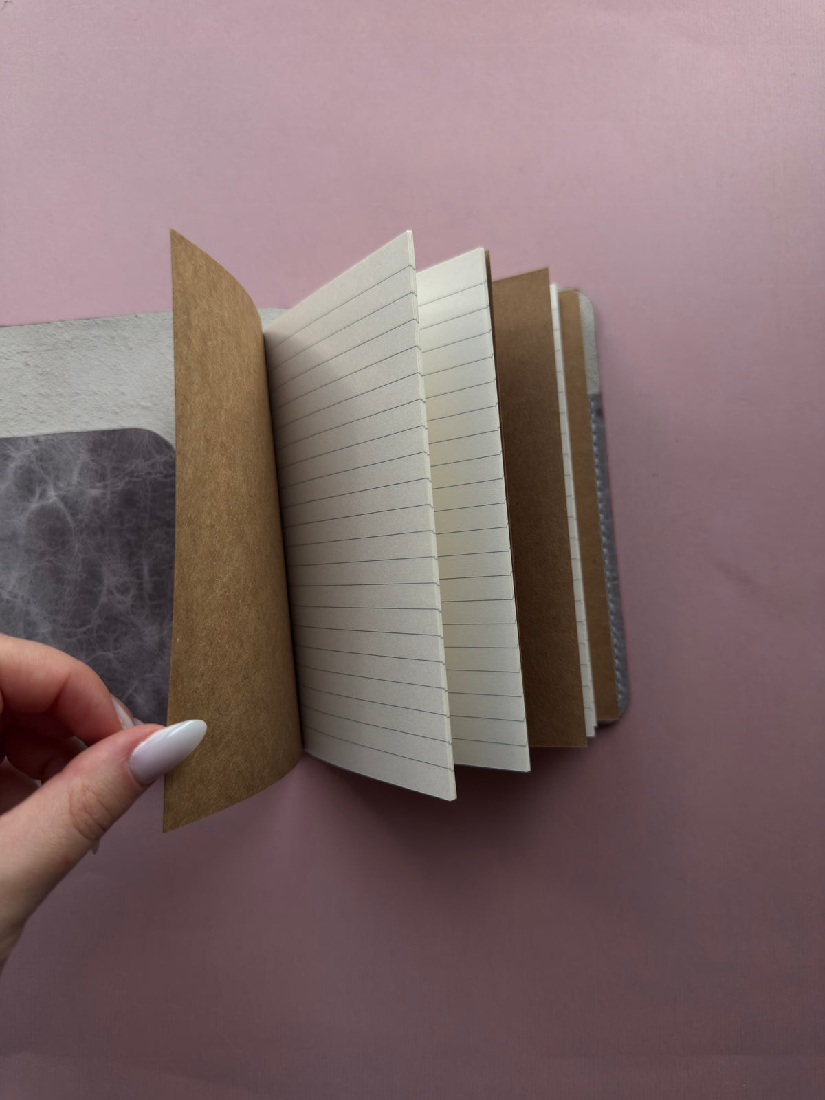 Quote | A6 Cow Bifold Leather Journal