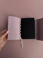 Dotted String | A6 Cow Trifold Leather Journal
