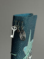 Dark Blue | A6 Bifold Stingray Leather Journal