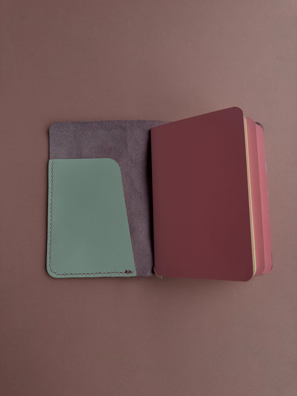 Cry Baby Lila Swan | A6 Bifold Cow Leather Journal