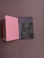 Intoxicating Lila Swan | A6 Bifold Cow Leather Journal