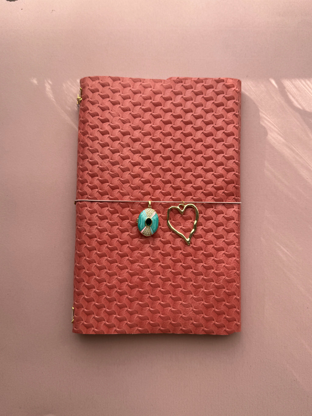Bright Pink | A5 Trifold Cow Leather Journal
