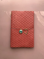 Bright Pink | A5 Trifold Cow Leather Journal