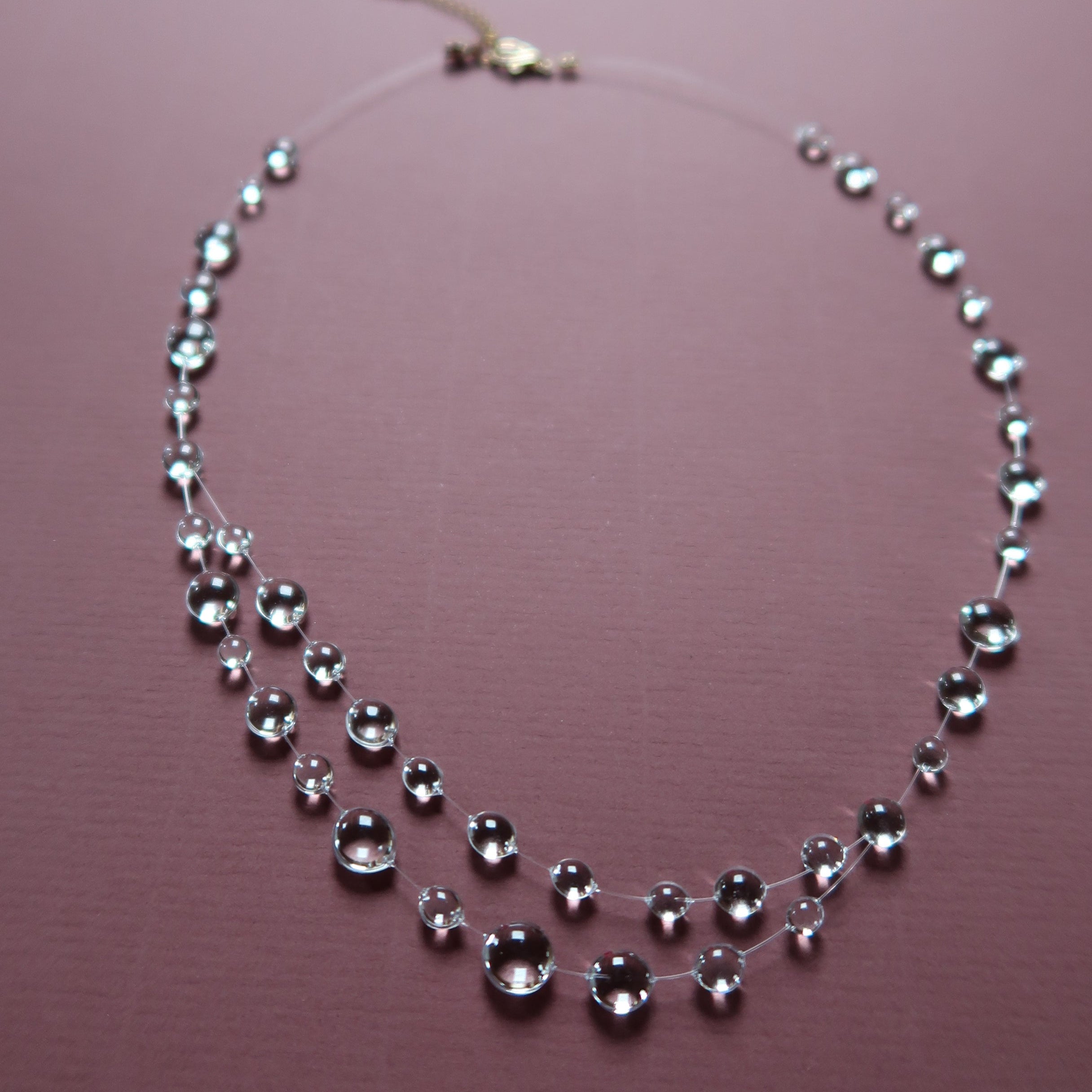 Double Layered Drop Necklace