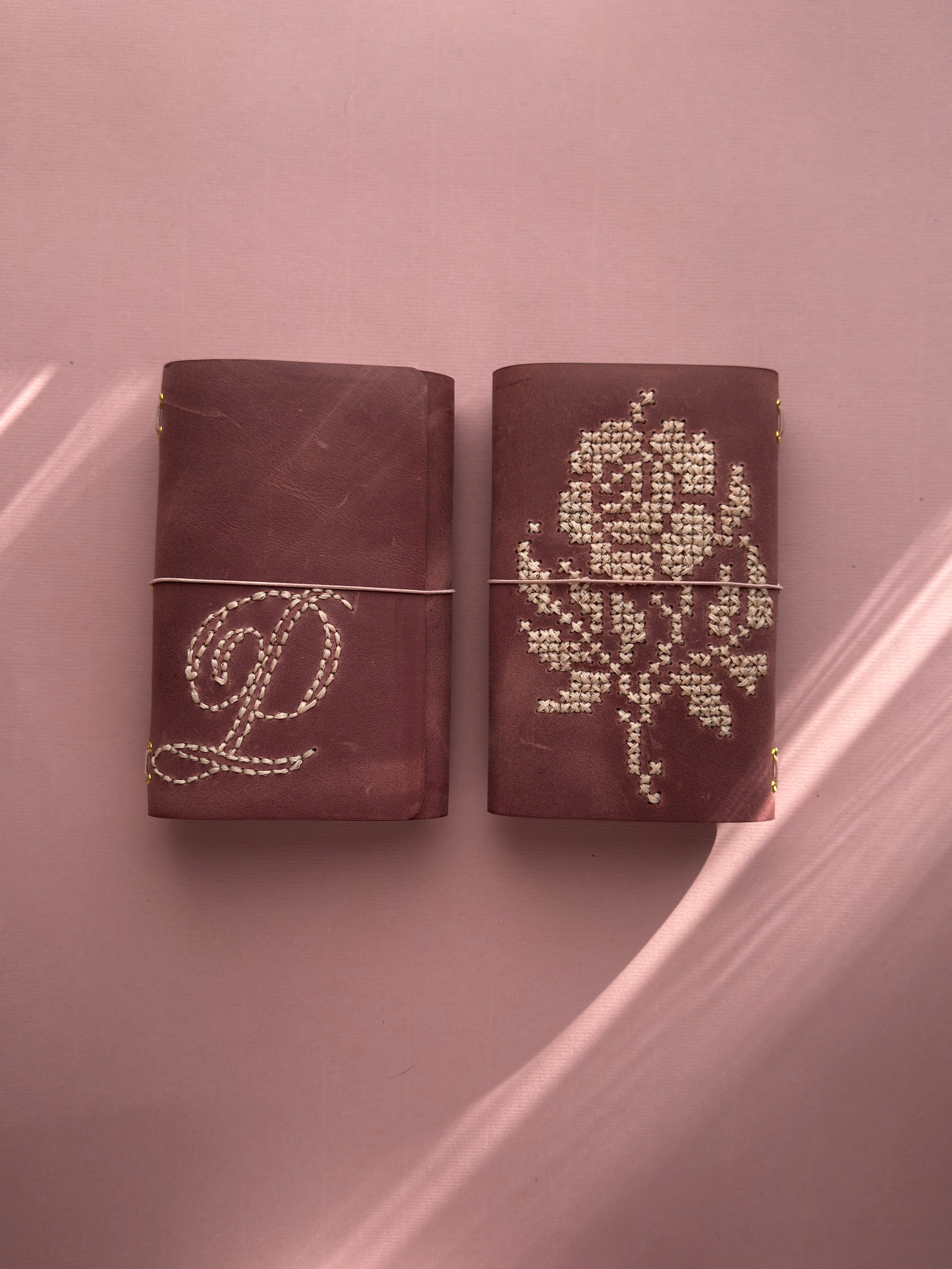 Personalized Initial Journal | Trifold A6 Size
