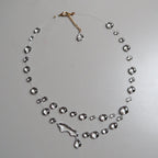 Double Layered Bold Droop Necklace