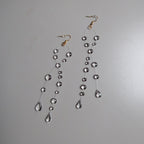 Bow drop earrings