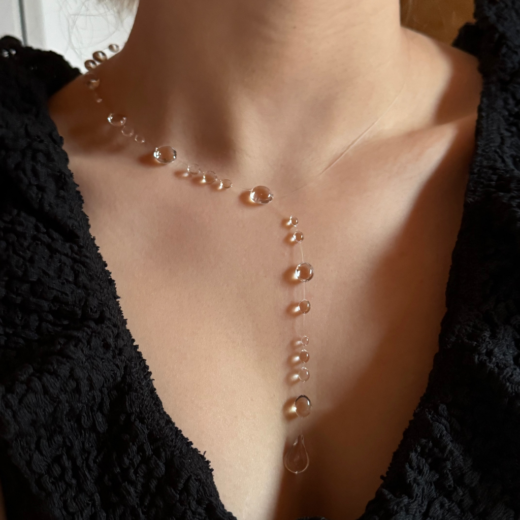 One Sided Drop Necklace