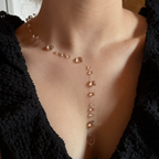 One Sided Drop Necklace