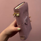 Heaven Sent Angel Leather Journal | Trifold A6 Size