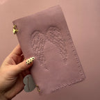 Heaven Sent Angel Leather Journal | Trifold A6 Size