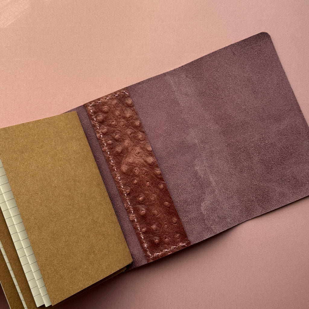 Heaven Sent Angel Leather Journal | Trifold A6 Size