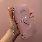 Ballerina Doll Leather Journal | Trifold A6 Size