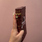 Violently Fragile Pufferfish Leather Journal | Trifold A6 Size