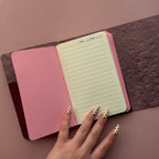 Violently Fragile Pufferfish Leather Journal | Trifold A6 Size