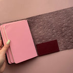 Violently Fragile Pufferfish Leather Journal | Trifold A6 Size