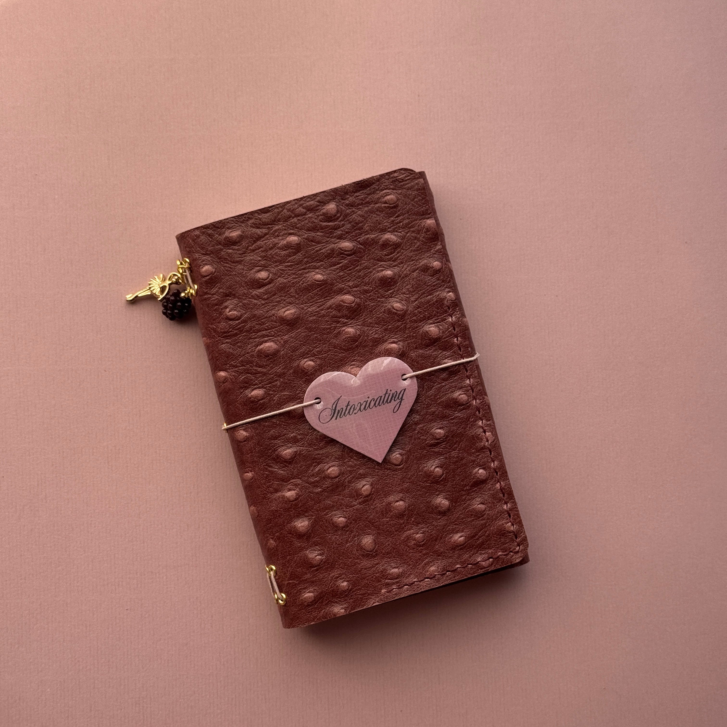 Intoxicating Pufferfish Leather Journal | Trifold A6 Size