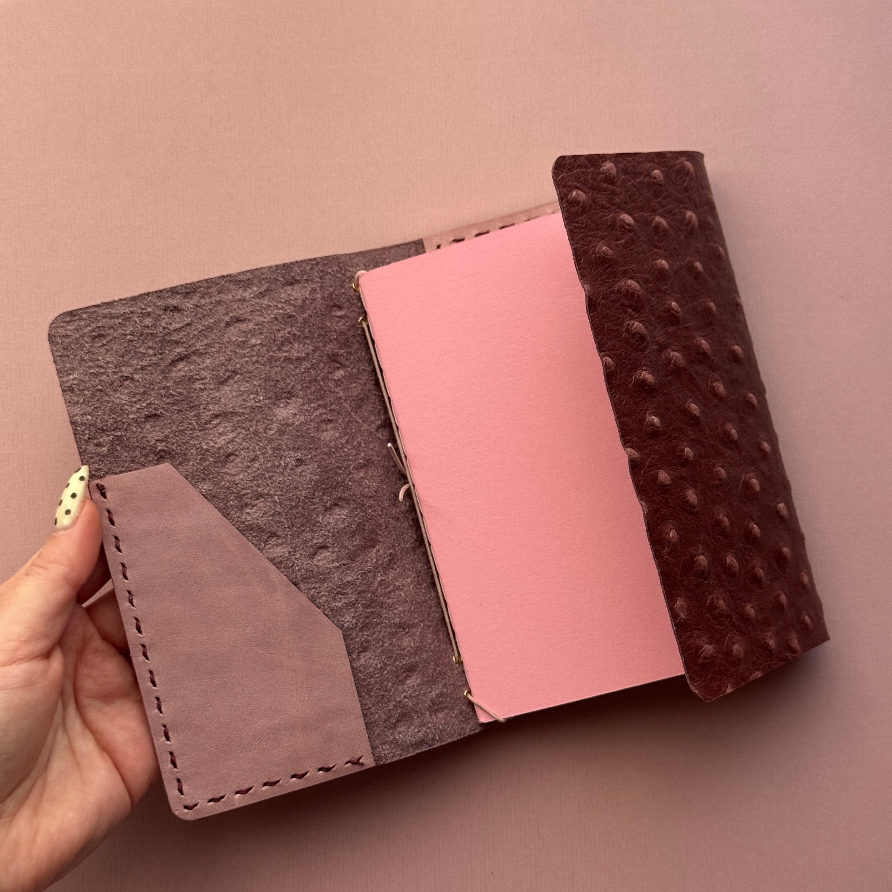 Intoxicating Pufferfish Leather Journal | Trifold A6 Size