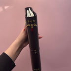 Dark Purple Leather Journal | Trifold A5 Size