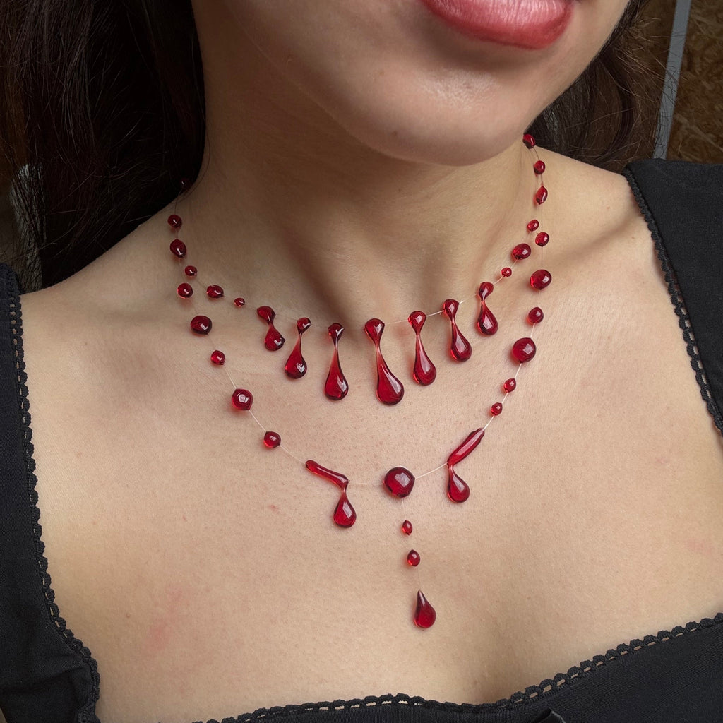 Big Blood Drop Necklace