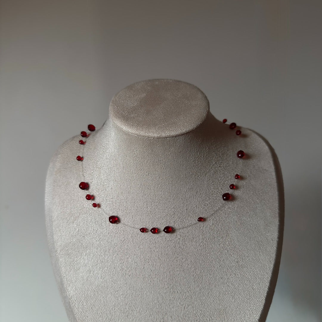 Minimal Blood Necklace