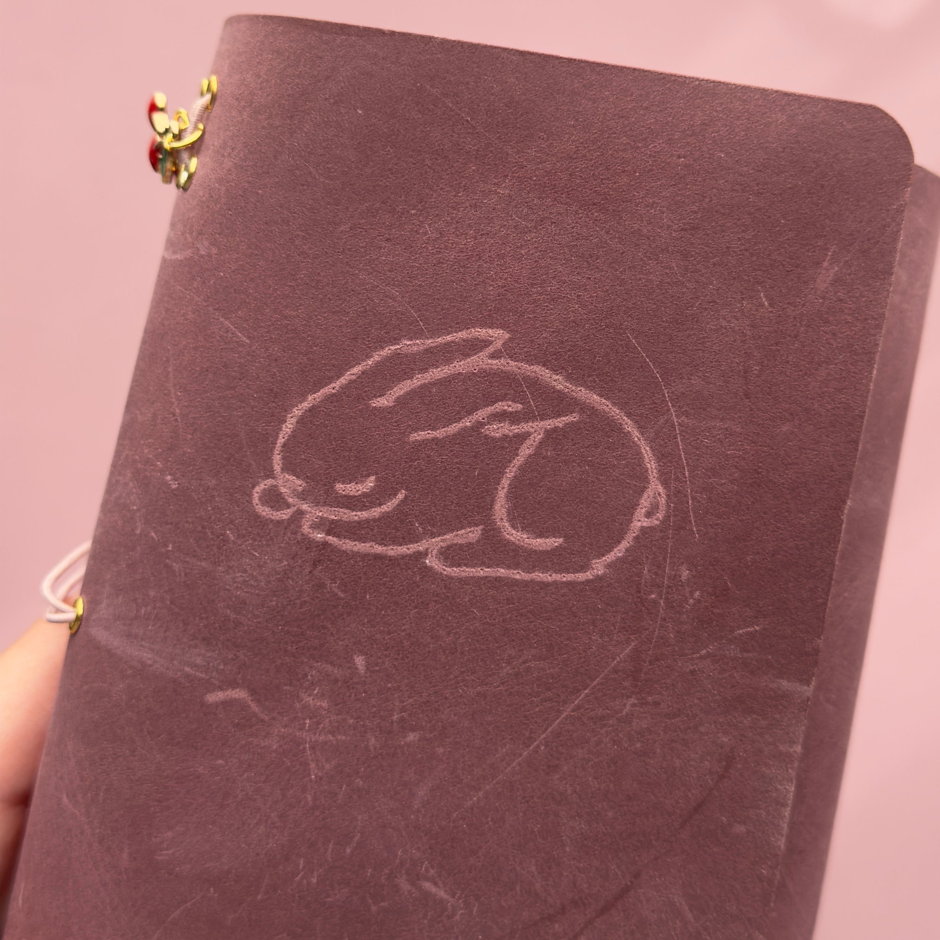 Whimsy bunny Journal | Trifold Pocket Size