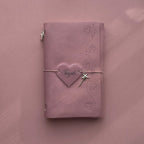 Fragile Light Pink Journal | Trifold Pocket Size