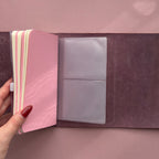 Fragile Light Pink Journal | Trifold Pocket Size