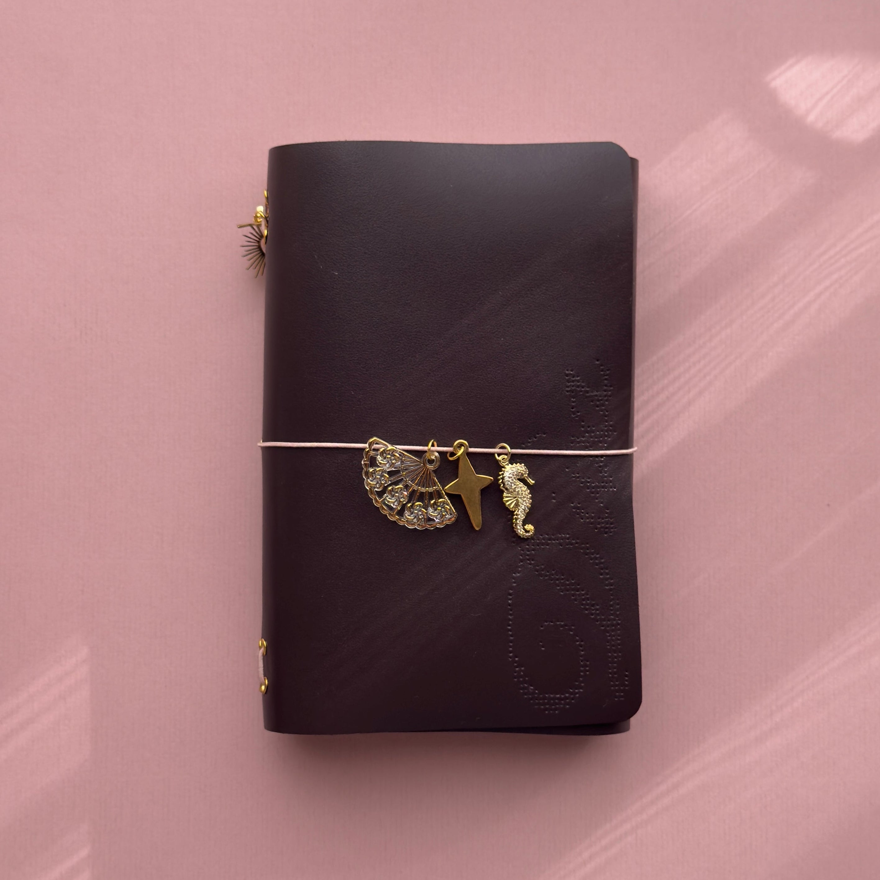 Diva Dark Purple Journal | Trifold Pocket Size