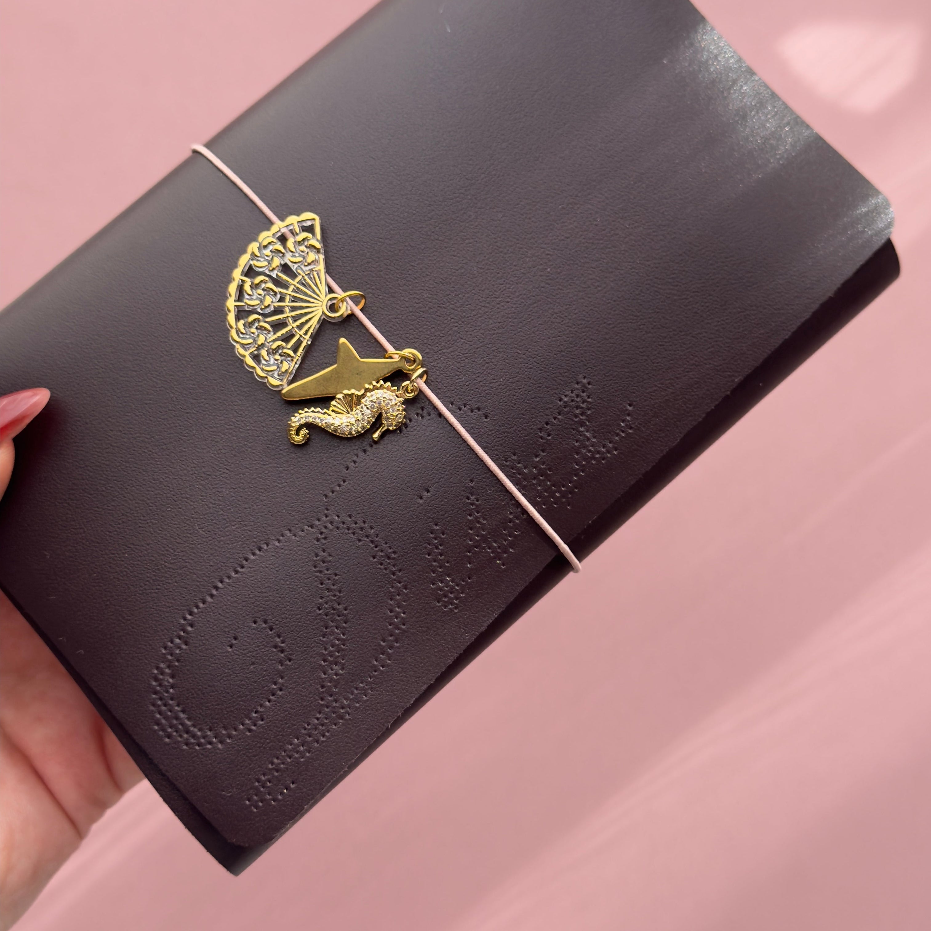 Diva Dark Purple Journal | Trifold Pocket Size