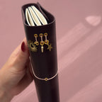 Diva Dark Purple Journal | Trifold Pocket Size