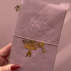 Rosey Light Pink Journal | Bifold Pocket Size