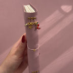 Rosey Light Pink Journal | Bifold Pocket Size