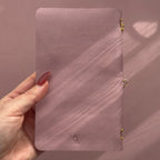 Rosey Light Pink Journal | Bifold Pocket Size