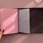 Angelic Dark Purple Journal | Trifold Pocket Size
